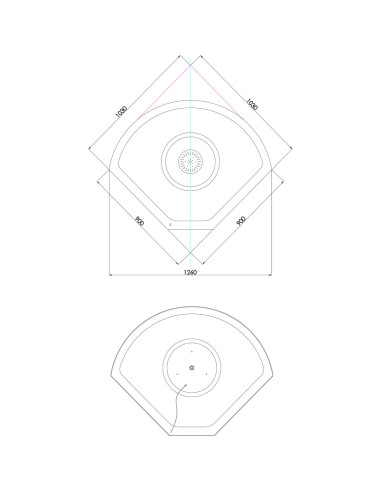 DUSCHY Tvaika dušas kabīne 6116, 103x103x217 cm