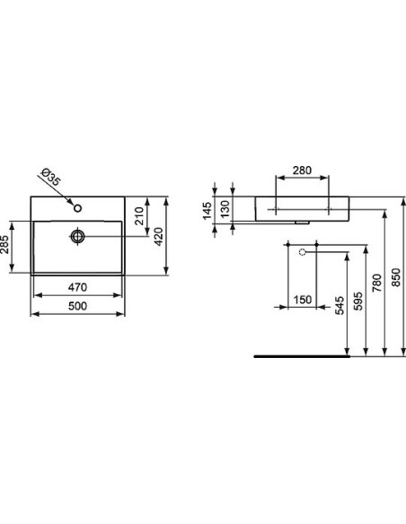 Ideal Standard izlietne Strada K077701