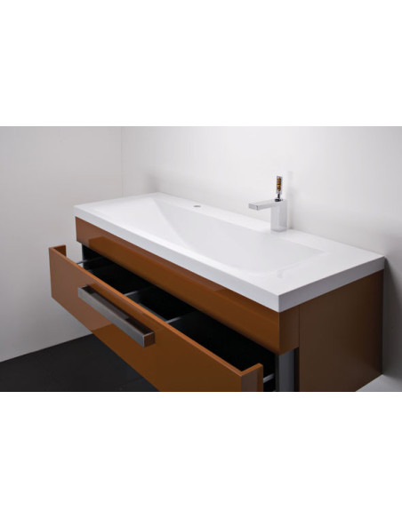 Vispool akmens masas izlietne Q-600, 1255x550mm, balta