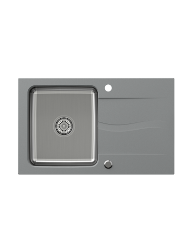 MICHAEL 111 Fusion grey with manual siphon - 5