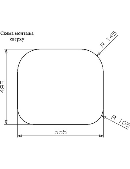 Reginox virtuves izlietne Orlando L LUX OKG