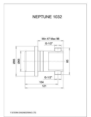 Shower faucet with sensor 1031, HROMS
