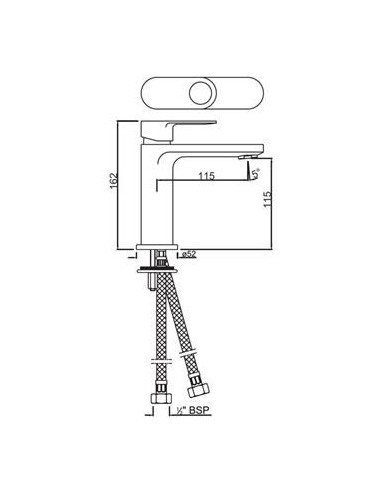 Jaquar izlietnes jaucējkrāns Ornamix Prime...