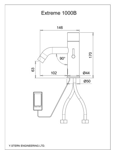 Stern keramiskās izlietnes krāns ar sensoru...