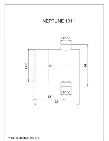 Neptune 1011 Touchless Shower Control - 3