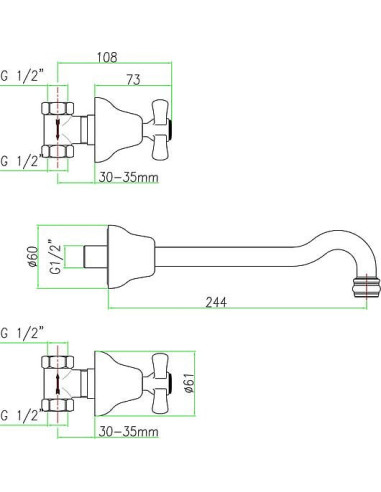 Fiore izlietnes jaucējkrāns Margot 26ZZ0636