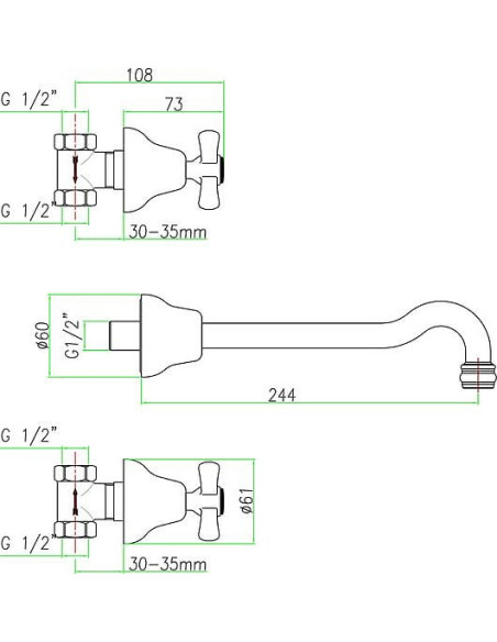 Fiore izlietnes jaucējkrāns Margot 26ZZ0636
