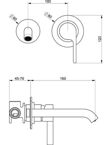 Webert izlietnes jaucējkrāns DoReMi DR830606015