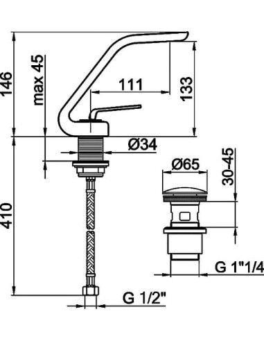 Webert izlietnes jaucējkrāns Wolo WO830102015...