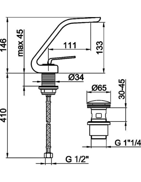 Webert izlietnes jaucējkrāns Wolo WO830102015 хром,
