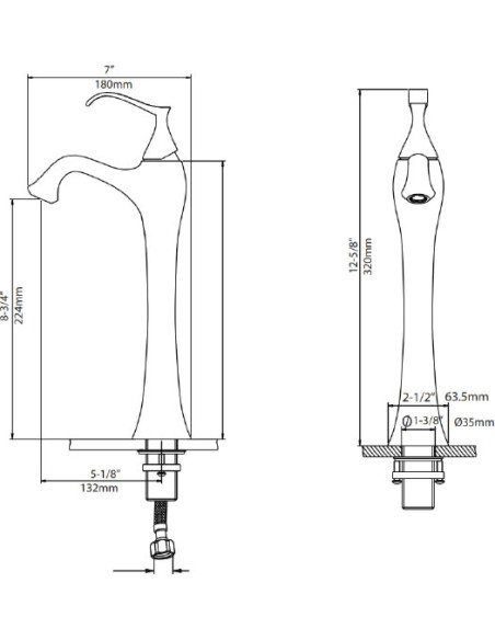 Kraus izlietnes jaucējkrāns Ventus KEF-15000CH