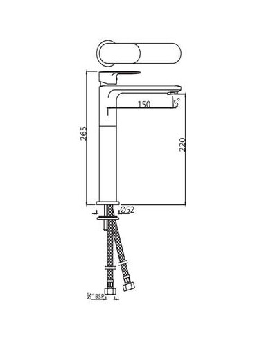 Jaquar izlietnes jaucējkrāns Ornamix Prime...