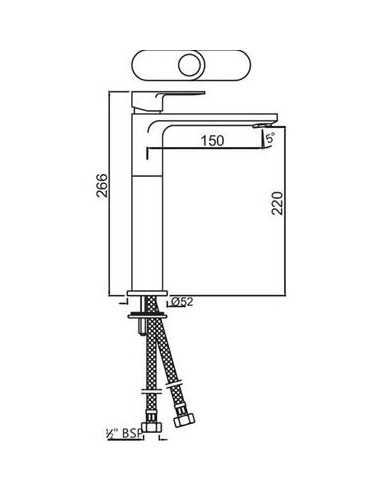 Jaquar izlietnes jaucējkrāns Ornamix Prime...