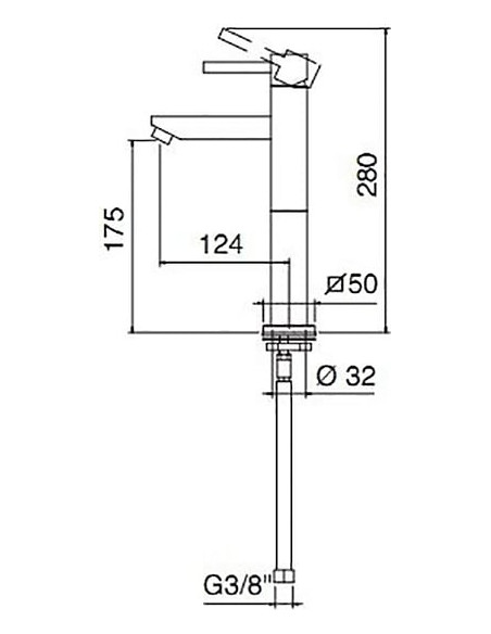 Treemme izlietnes jaucējkrāns Quadra 5318.CС