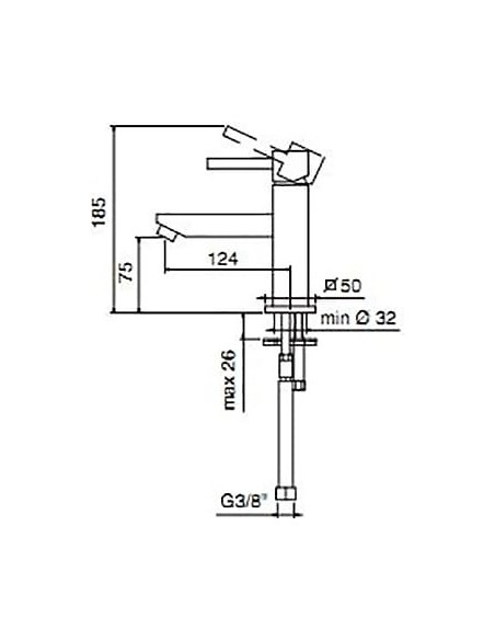 Treemme izlietnes jaucējkrāns Quadra 5311.CС