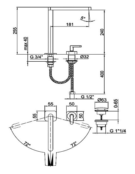 Webert izlietnes jaucējkrāns Living LV830702015