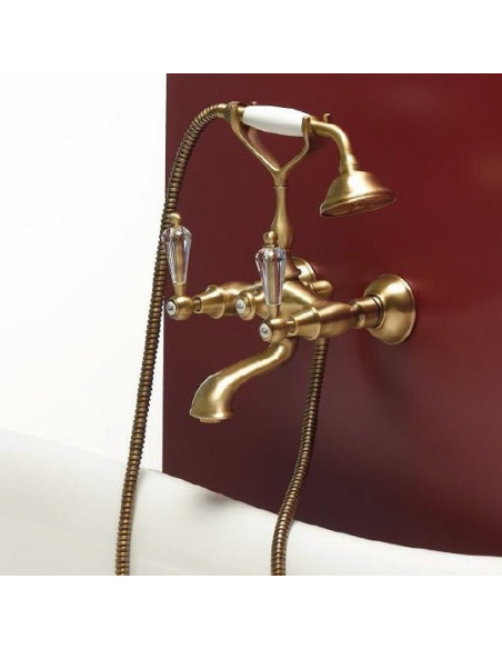 Webert jaucējkrāns vannai ar dušu Alexandra  AL720201065 бронза