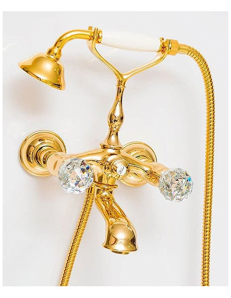 Webert jaucējkrāns vannai ar dušu Karenina KA720201010 золото