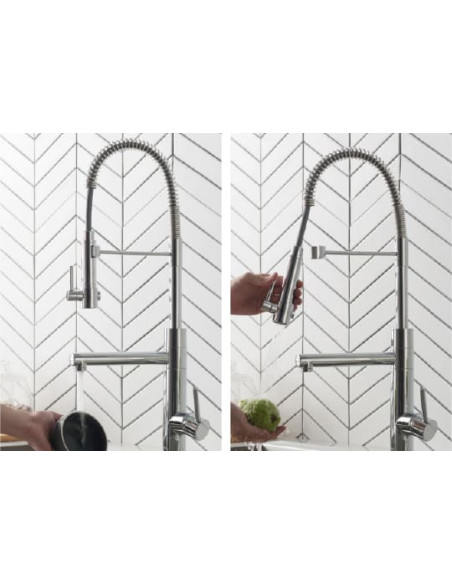 Kraus virtuves jaucējkrāns Artec Pro KPF-1603CH