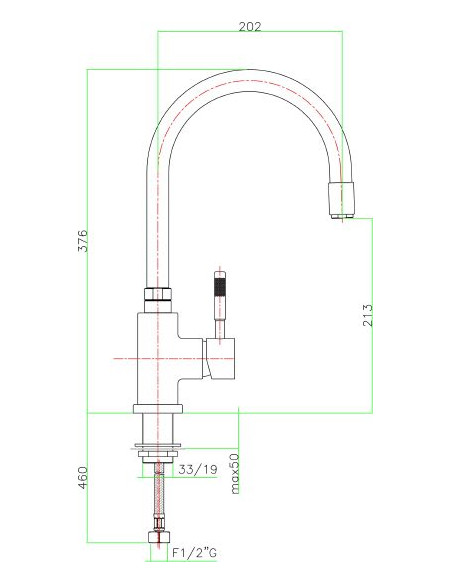 Fiore virtuves jaucējkrāns Xenon 44CR5480