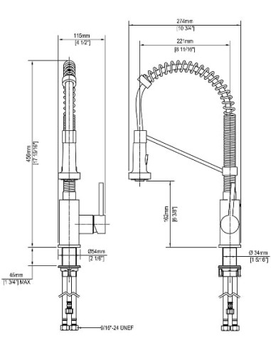 Kraus virtuves jaucējkrāns KPF-1610CH