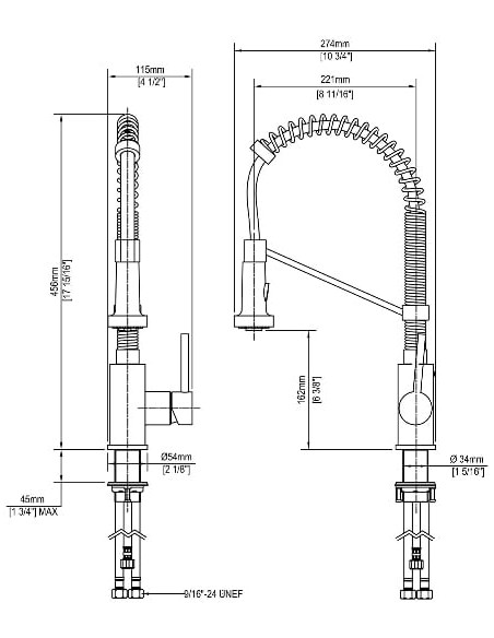 Kraus virtuves jaucējkrāns KPF-1610CH