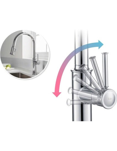 Kraus virtuves jaucējkrāns KPF-1680ORB