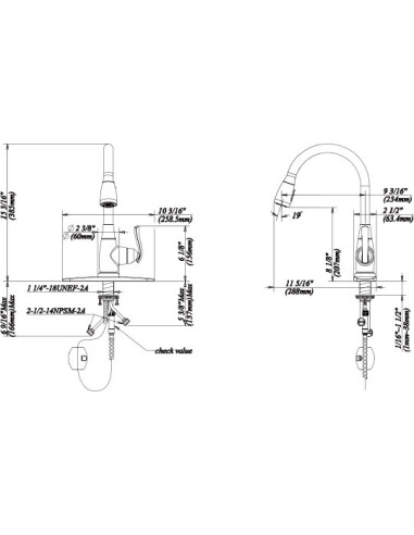 Kraus virtuves jaucējkrāns KPF-2230SN