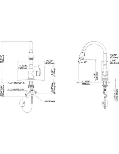 Kraus virtuves jaucējkrāns KPF-2230ORB