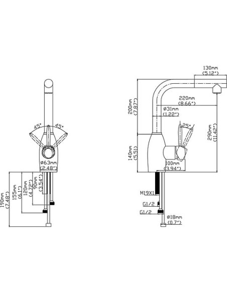 Kraus virtuves jaucējkrāns KPF-2140