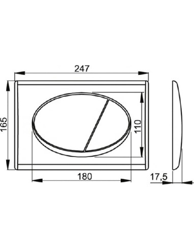 AlcaPlast iebūvējams wc poda rāmis Sadromodul...