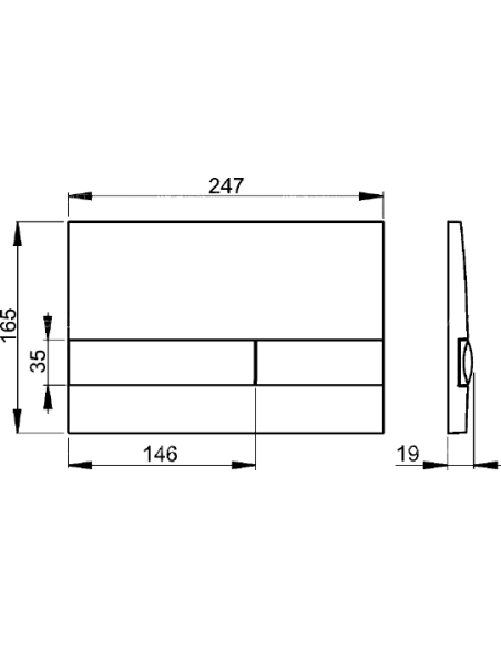 AlcaPlast iebūvējams wc poda rāmis Sadromodul AM101/1120