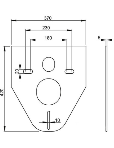 AlcaPlast iebūvējams wc poda rāmis Sadromodul...
