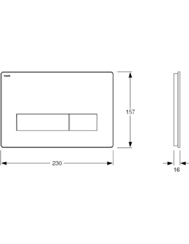 Mepa poda skalošanas poga Orbit new 421848
