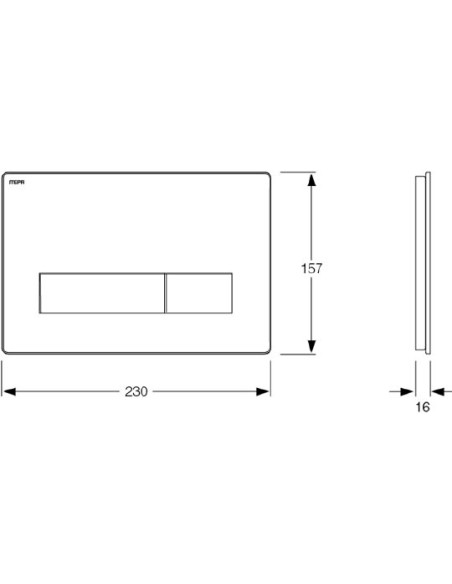 Mepa poda skalošanas poga Orbit new 421848