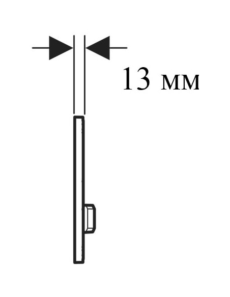 Geberit poda skalošanas poga Sigma 50 115.788.SD.2