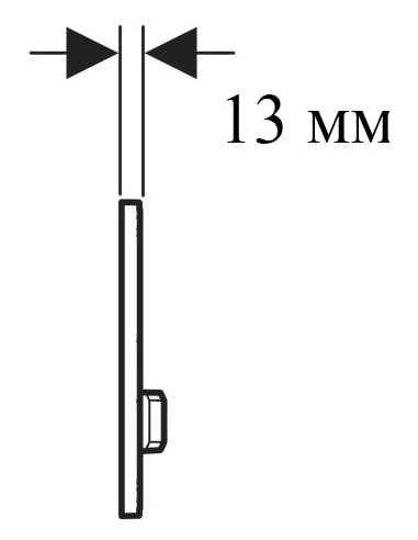 Geberit poda skalošanas poga Sigma 50 115.788.21.2