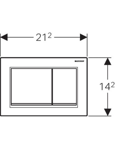 Geberit poda skalošanas poga Omega 30 115.080.KJ.1