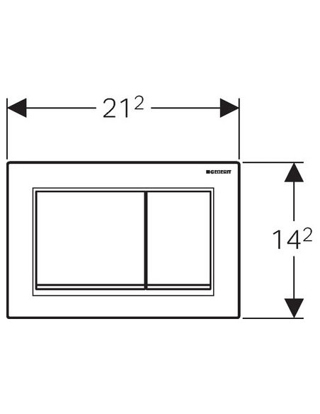 Geberit poda skalošanas poga Omega 30 115.080.KJ.1