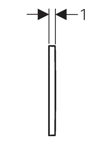 Geberit poda skalošanas poga Omega 30 115.080.KJ.1