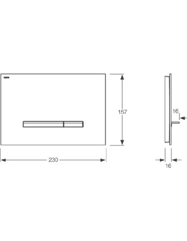 Mepa poda skalošanas poga Sirius A 421740