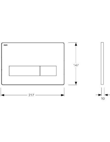 Mepa poda skalošanas poga Orbit 421810