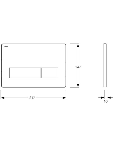 Mepa poda skalošanas poga Orbit 421810