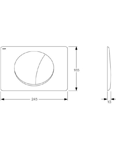 Mepa poda skalošanas poga Sun 421660