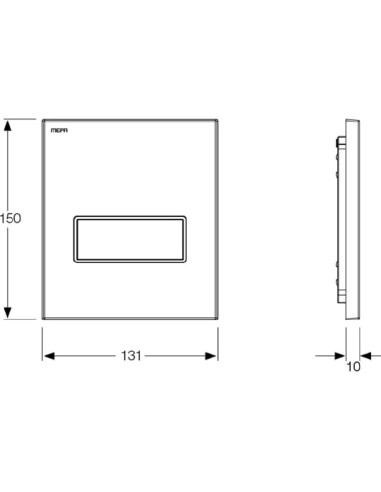 Mepa poda skalošanas poga Orbit 421131