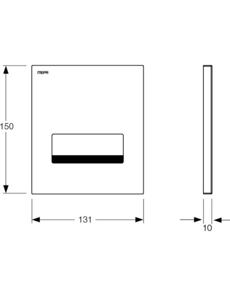 Mepa poda skalošanas poga Orbit 718281 6 v