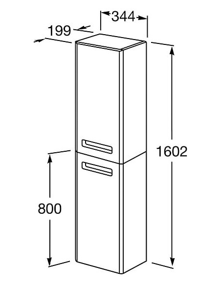 Roca augsts skapis Gap L