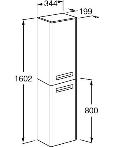 Roca augsts skapis Gap R