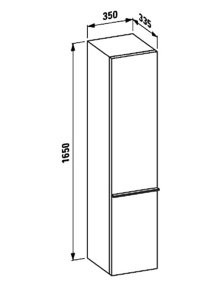 Laufen augsts skapis Palace 4.0202.1.075.464.1 L - 8 Laufen augsts skapis Palace 4.0202.1.075.464.1 L - 8