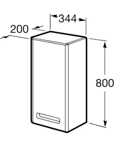 Roca sienas skapītis Gap